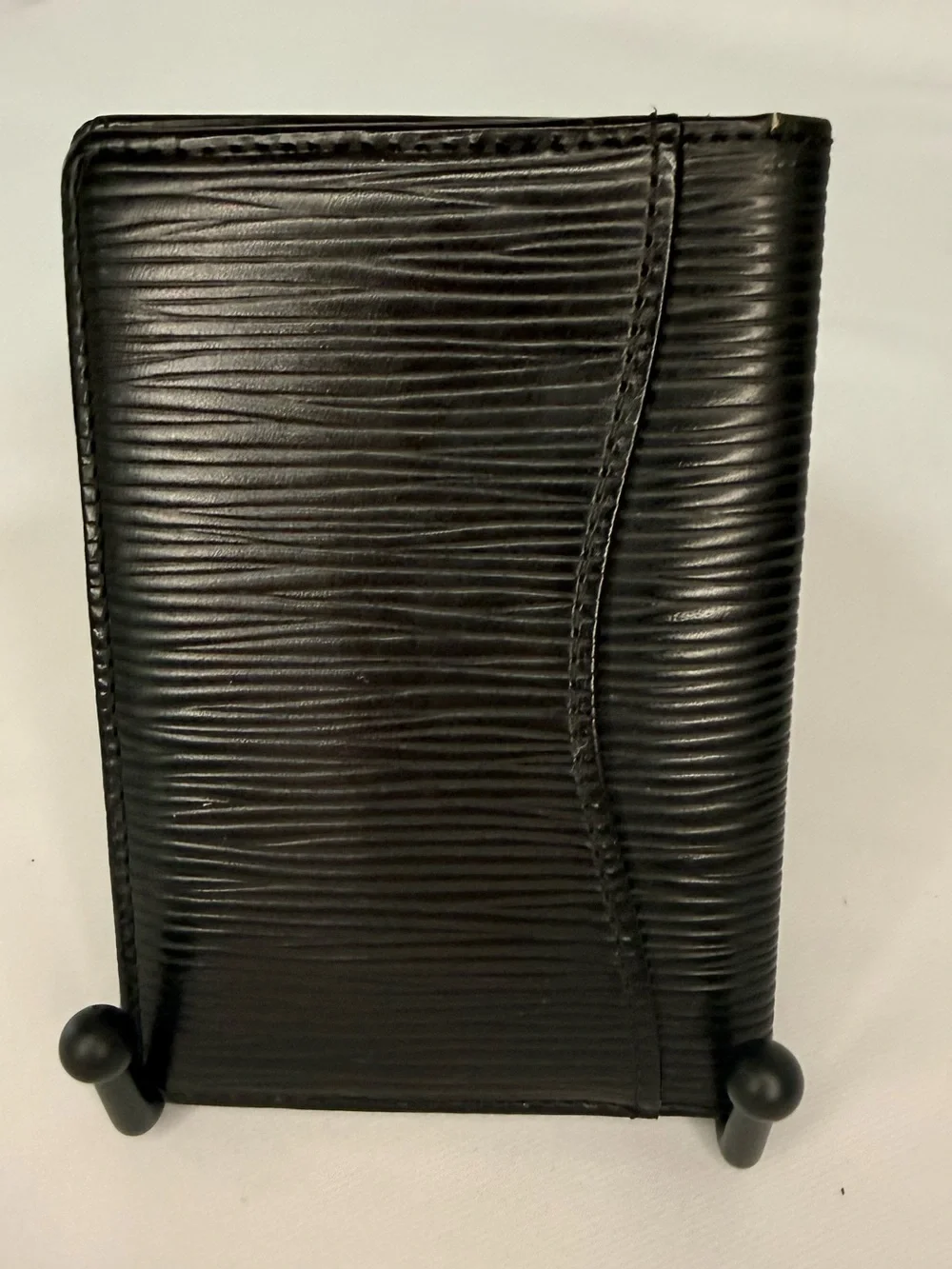 Louis Vuitton Black Epi Leather Card Holder